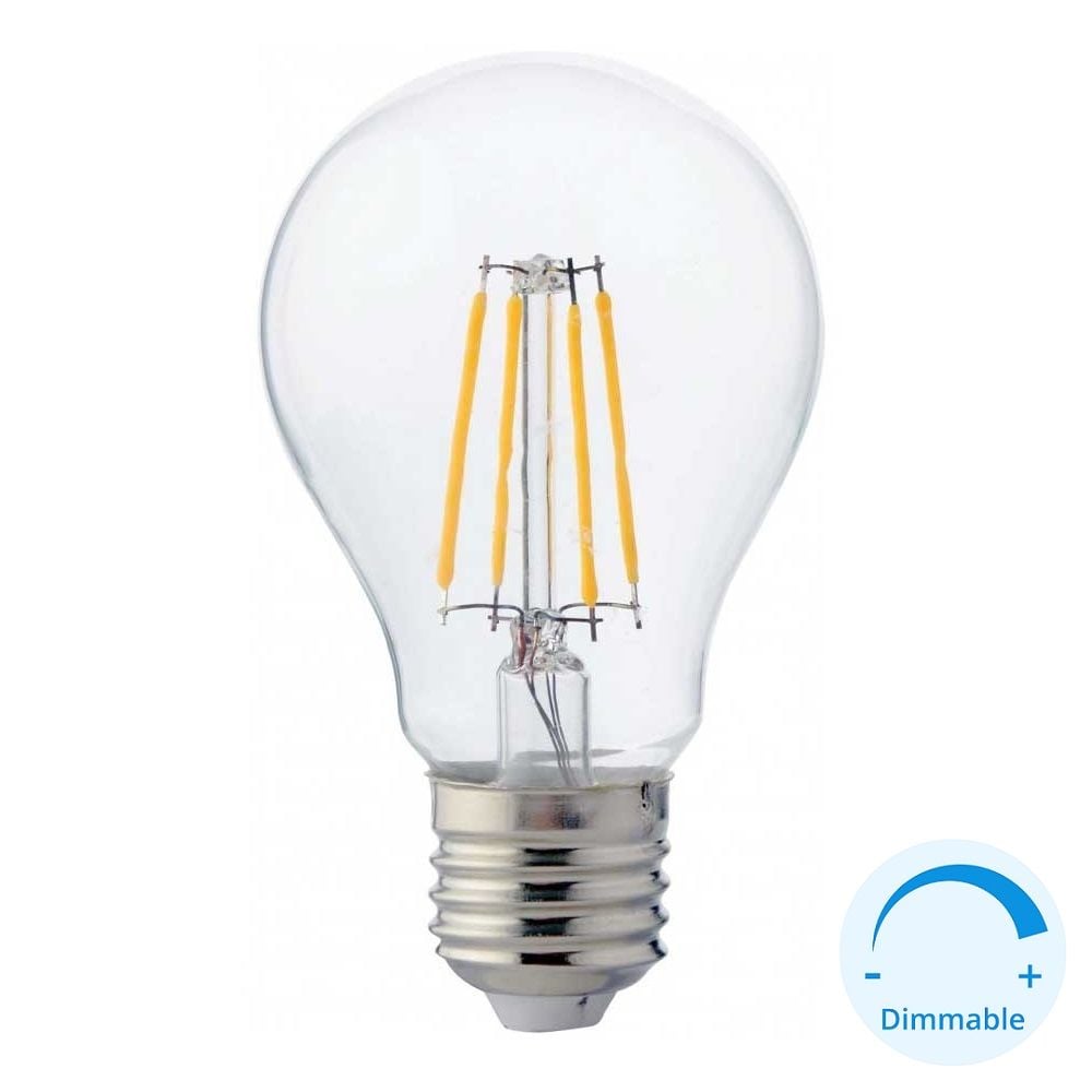 CATA CT-4218 8 Watt Dimli Şeffaf Camlı A60 Rustik Ampul