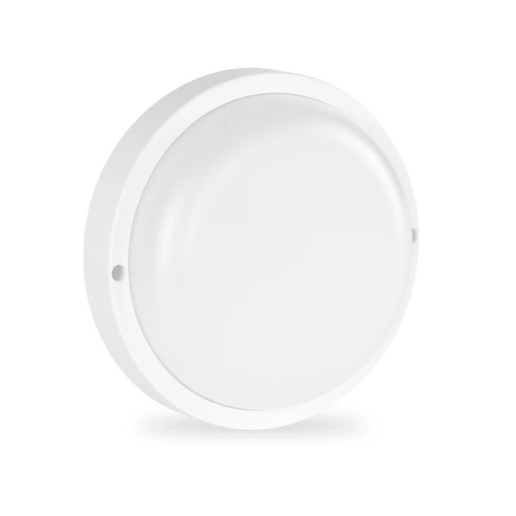 ACK AT10-01200 12 Watt Beyaz Dış Mekan Yuvarlak LED Aplik - Gün Işığı (3000K) - IP54