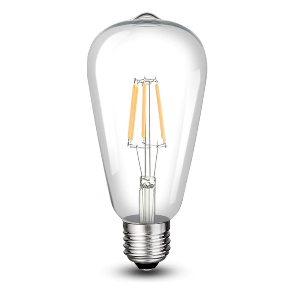 CATA CT-4353 6 Watt Şeffaf Camlı ST64 LED Rustik Armut Ampul