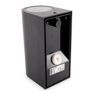 ACK AH07-02151 Siyah Çift Yönlü Dış Mekan Aplik - IP65 - PC Gövde - GU10 Duylu
