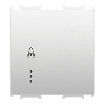 VİKO Ultima/Sistema/Optima WVTR2020-4MW Işıklı Zil Anahtarı (2M) [Metalik Beyaz]