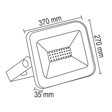 VOLTEK VFS20030SM 200 Watt Slim LED Projektör - Gün Işığı (3000K)