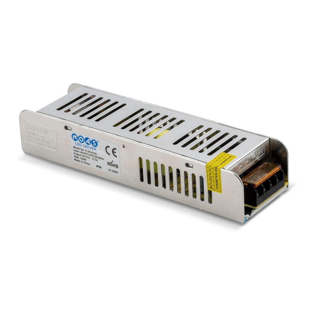 NOAS YL20-0150 12 Volt 12.5 Amper 150 Watt LED Trafosu