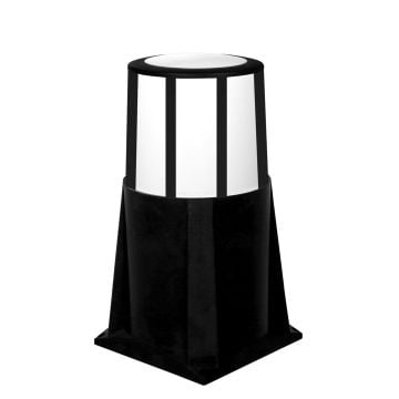 ZİTA 281K 35 cm Mars Kafesli Bollard Armatür - PC Gövde - E27 Duylu - IP54