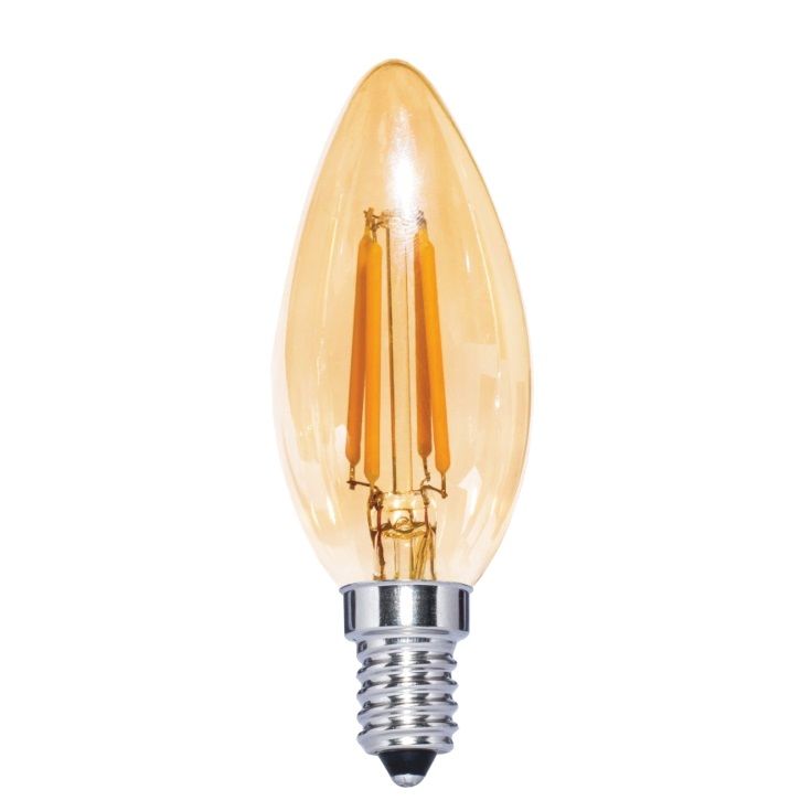 HELIOS HS 2054 7 Watt Rustik Mum Ampul - Amber