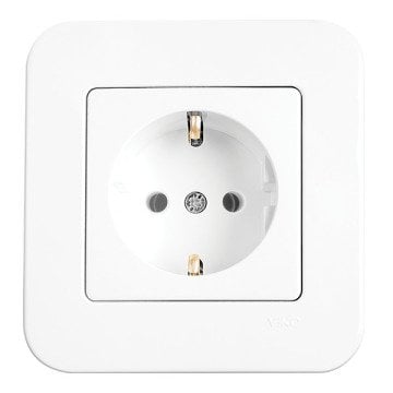 VİKO Linnera Life 90440008 Topraklı Priz [Beyaz]