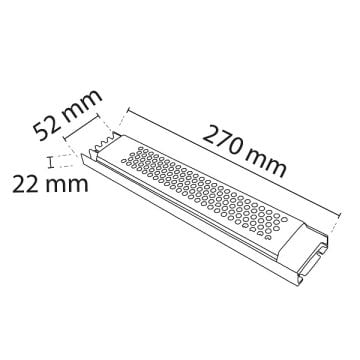 NOAS YL25-0300 12 Volt 25 Amper 300 Watt Süper Slim LED Trafosu