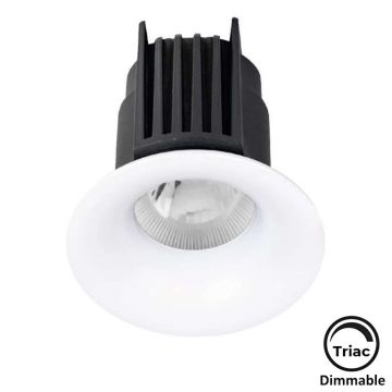 MOLLED MOL1608YM Triac Dimli 8 Watt Beyaz Kasa Sıva Altı Yuvarlak LED Spot (SAMSUNG/OSRAM/PHILIPS LED & EAGLERISE/PHILIPS/LIFUD Driver)