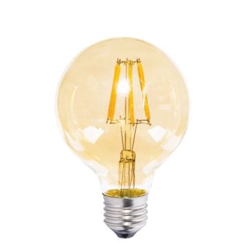 HELIOS HS 2083 9 Watt G95 Rustik LED Ampul - Amber