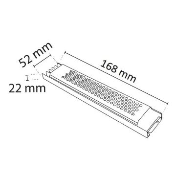 NOAS YL25-0200 12 Volt 16.5 Amper 200 Watt Süper Slim LED Trafosu