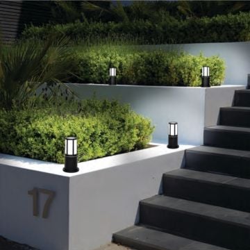 ZİTA 270K 30 cm Galata Kafesli Bollard Armatür - PC Gövde - E27 Duylu - IP54