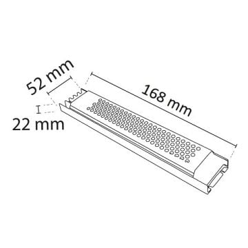NOAS YL25-0150 12 Volt 12.5 Amper 150 Watt Süper Slim LED Trafosu