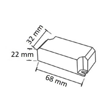 NOAS YL22-1012 12 Volt 1 Amper 12 Watt LED Trafosu
