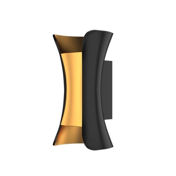 GOYA GY 6236 10 Watt Siyah-Bakır Çift Yönlü Dış Mekan LED Aplik - Gün Işığı (3000K) - IP65 - Metal