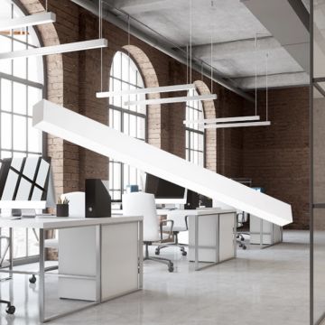 Braytron BN02-01210 36 Watt 5x7x120 cm Beyaz Lineer Armatür [SAMSUNG/PHILIPS LED] - Ilık Beyaz (4000K)