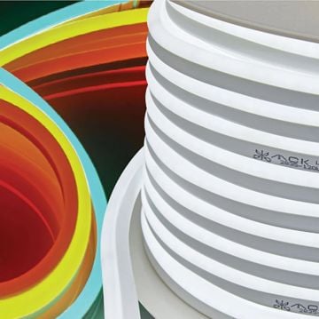 ACK AS03-00708 5 Metre 24 Volt Amber Neon Led - 10 Watt/Metre