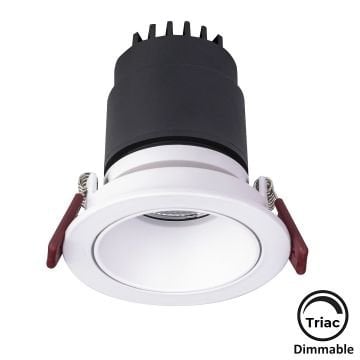 MOLLED MOL4135M Triac Dimli 12 Watt Beyaz Sıva Altı Yuvarlak LED Spot (SAMSUNG/OSRAM/PHILIPS LED & EAGLERISE/PHILIPS/LIFUD Driver)