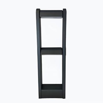 CreaLight CL-B-107-2 2x12 Watt 65 cm LED Bollard Armatür - Metal Gövde - SAMSUNG/OSRAM LED & MEAN WELL/EAGLERISE Driver - IP65 - Gün Işığı (3000K)