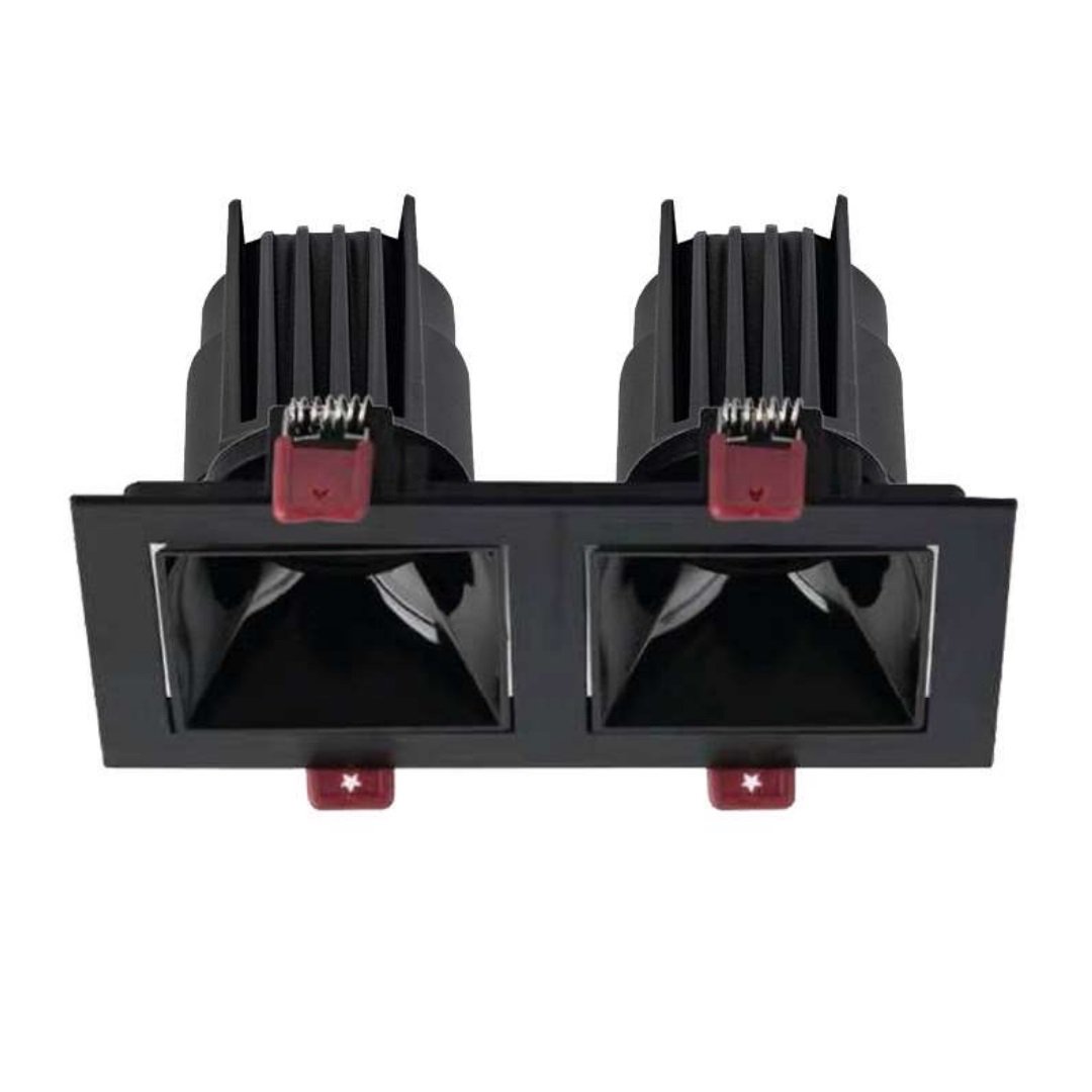 MOLLED MOL4158M 2x12 Watt Siyah Sıva Altı İkili LED Spot (SAMSUNG/OSRAM/PHILIPS LED & EAGLERISE/PHILIPS/LIFUD Driver)