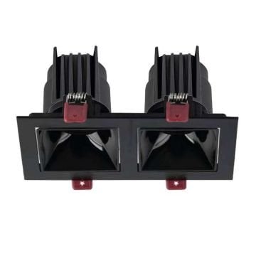 MOLLED MOL4158M 2x12 Watt Siyah Sıva Altı İkili LED Spot (SAMSUNG/OSRAM/PHILIPS LED & EAGLERISE/PHILIPS/LIFUD Driver)