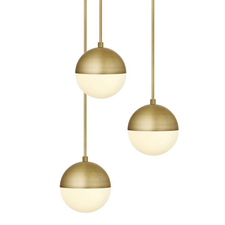 CreaLight CL-7100-Y3-S Üçlü Polo Avize (Çap: 15 cm)