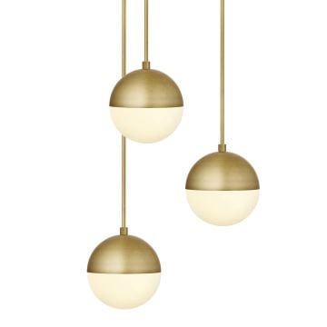 CreaLight CL-7100-Y3-S Üçlü Polo Avize (Çap: 15 cm)