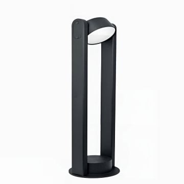 CreaLight CL-B-101 12 Watt 65 cm LED Bollard Armatür - Metal Gövde - SAMSUNG LED & MEAN WELL/EAGLERISE Driver - IP65 - Gün Işığı (3000K)