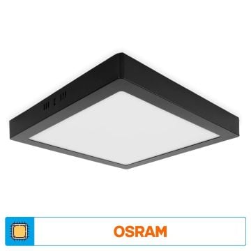ACK AP04-03301 32 Watt Siyah Kasa Sıva Üstü 40x40 LED Panel - OSRAM LED - Gün Işığı (3000K)
