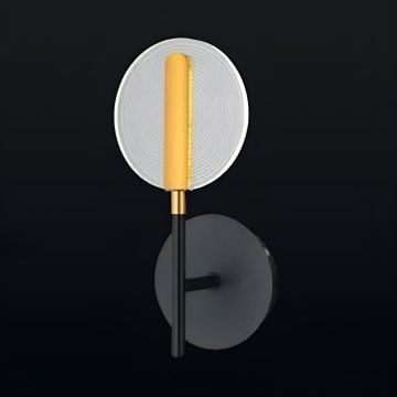 CL-762 10 Watt Gold/Krom-Siyah Modern LED Aplik - 3 Işık Renkli (Beyaz + Ilık Beyaz + Gün Işığı)