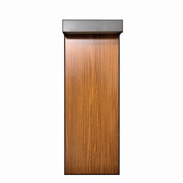 CreaLight CL-B-121 12 Watt 58 cm Ahşap (Ceviz) Desenli LED Bollard Armatür - Metal Gövde - SAMSUNG/OSRAM LED & MEAN WELL/EAGLERISE Driver - IP65 - Gün Işığı (3000K)