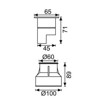 JUPITER LG947 1 Watt Paslanmaz Çelik Çerçeveli LED Yere Gömme Armatür - Gün Işığı (3000K)