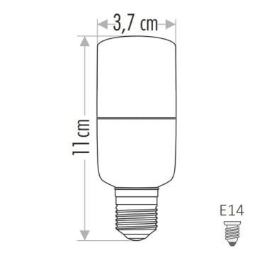 CATA CT-4092 E14 Duylu 9 Watt LED Tüp Ampul