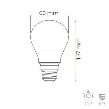 Panasonic 8.5 Watt A60 LED Ampul - Beyaz Işık (6500K)
