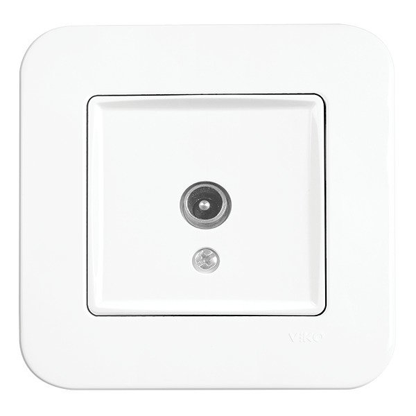 VİKO Linnera/Rollina 90440010 TV Prizi (Sonlu) [Beyaz]
