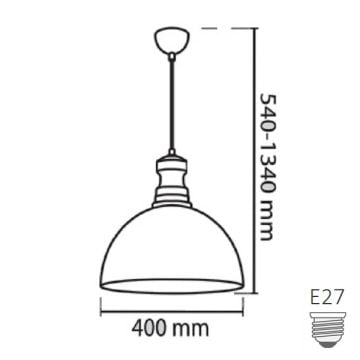 CreaLight CL-0228-S Retro Avize