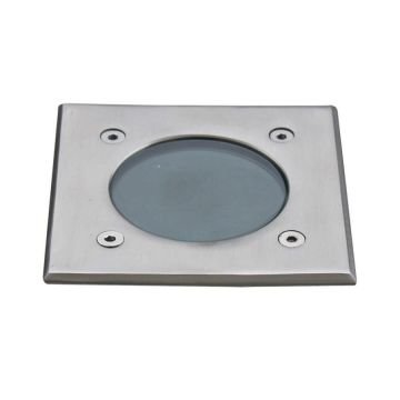 JUPITER JG677 SS Paslanmaz Çelik Çerçeveli Kare Yere Gömme Armatür - GU10 Duylu -