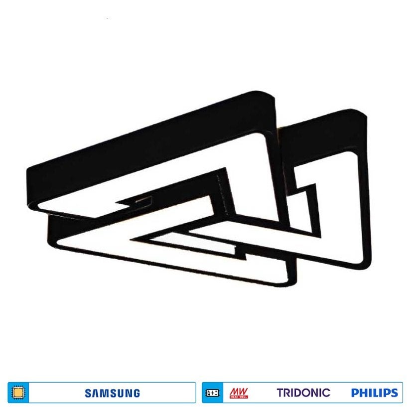 ACK AL02-01801 135 Watt Üçlü Üçgen Sıva Üstü Lineer Armatür - SAMSUNG/OSRAM LED & MEAN WELL/PHILIPS/TRIDONIC Driver