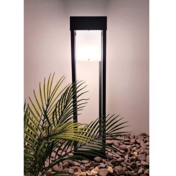 CreaLight CL-B-126 12 Watt 70 cm LED Bollard Armatür - Metal Gövde - SAMSUNG/OSRAM LED & MEAN WELL/EAGLERISE Driver - IP65 - Gün Işığı (3000K)