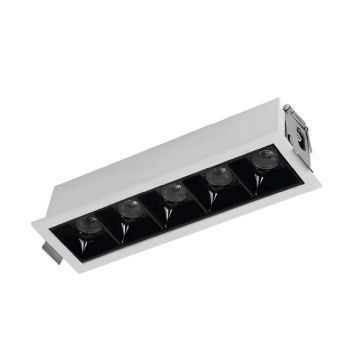 MOLLED MOL4083 5x2 Watt Beyaz-Siyah Sıva Altı LED Spot (SAMSUNG/OSRAM/PHILIPS LED & EAGLERISE/PHILIPS/LIFUD Driver)