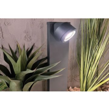 CreaLight CL-B-147 60 cm Hareketli Başlıklı LED Bollard Armatür - Metal Gövde - GU10 Duylu - IP54