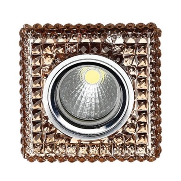 MOLLED MOL539 Bronz Yuvarlak LED Kristal Spot (Çerçeve Işıklı)