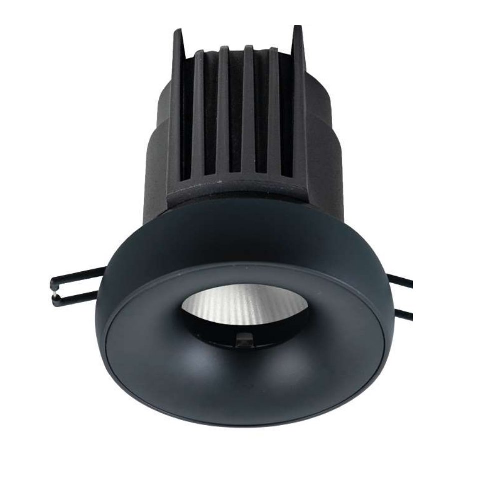 MOLLED MOL4177M 8 Watt Siyah Kasa Sıva Altı Yuvarlak LED Spot (SAMSUNG/OSRAM/PHILIPS LED & EAGLERISE/PHILIPS/LIFUD Driver)
