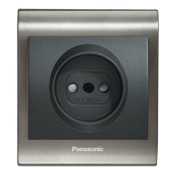 VİKO Ultima/Sistema/Optima WBTR0201-5DG Çocuk Korumalı Priz [Koyu Gri]