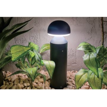 CreaLight CL-B-133 12 Watt 40 cm LED Mantar Bollard Armatür - Metal Gövde - SAMSUNG/CREE/OSRAM LED & EAGLERISE Driver - IP54 - Gün Işığı (3000K)