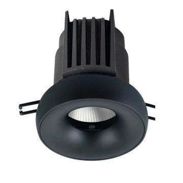 MOLLED MOL4177M 12 Watt Siyah Kasa Sıva Altı Yuvarlak LED Spot (SAMSUNG/OSRAM/PHILIPS LED & EAGLERISE/PHILIPS/LIFUD Driver)