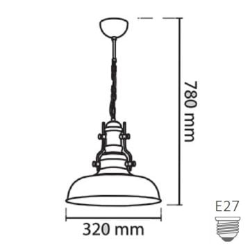 CreaLight CL-0200-S Retro Avize
