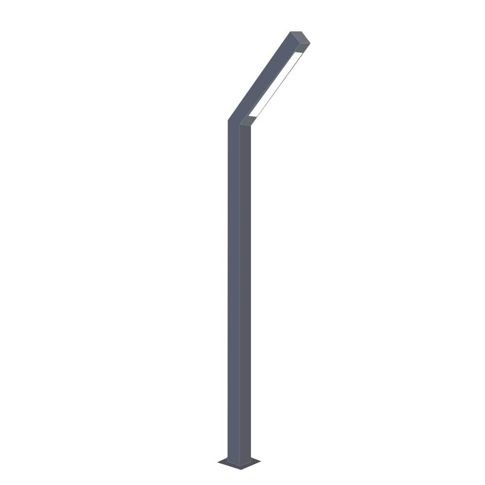 ACK AG43-09001 Alsa 30 Watt 200 cm LED Bollard Armatür - Gün Işığı (3000K)
