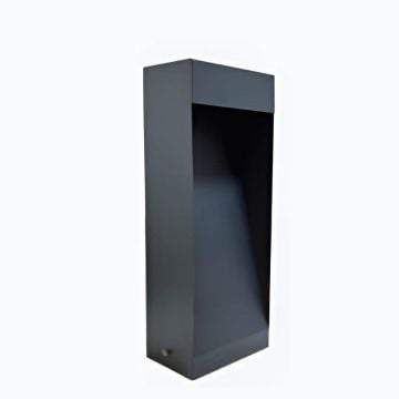 CreaLight CL-B-138 12 Watt 40 cm LED Bollard Armatür - Metal Gövde - SAMSUNG/CREE/OSRAM LED & EAGLERISE Driver - IP54 - Gün Işığı (3000K)