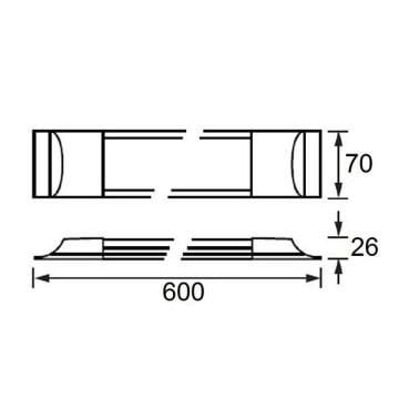 JUPITER JK120 36 Watt 120 cm SAMSUNG LED Bant Armatür - Metal Kasa