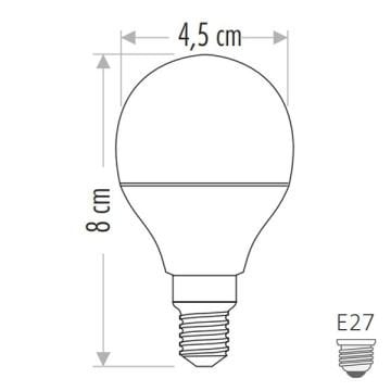 CATA CT-4233 E14 Duylu 6 Watt G45 LED Top Ampul